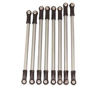 8 pezzi di biellette di collegamento metalliche anteriori e posteriori in scala