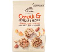 8 pezzi di cereali g galbusera biscotti di granola e frolla con albicocca, aranc