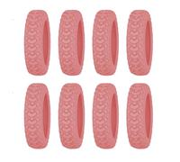 8 pezzi di copertura per bicicletta in silicone, protezione per valigia, protezione a rulli silenziosi, copertura per borse da viaggio, compatibile con spinner-n, facile da installare, portatile