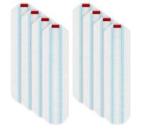 8 pezzi di coperture di ricambio per mocio Vileda H2PrO, panni in microfibra di ricambio per O-Cedar H2prO piatto, super potere pulente, lavabili in lavatrice e riutilizzabili