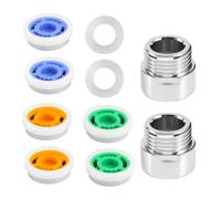 8 Pezzi Di Doccia Flusso Riduttore Limitatore Set Acqua Limitatrice 12 Inch