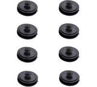 8 pezzi di fermagli antiscivolo per tappetini auto universali, clip antiscivolo per tappetini auto, morsetti di fissaggio neri per tappetini