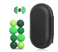 8 Pezzi di Giocattoli Fidget Magnetici, Palle Fidget Magnetiche in Silicone, Palline Magnetiche Gioco Antistress, Giocattoli Sensoriali Fidget per Stress e Ansia