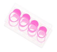 8 pezzi di manicotti per battere le dita del tamburo, linguetta in acciaio,