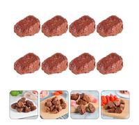 8 pezzi di manzo blocco modella finta carne cucinata cucina carne modella di
