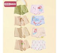 8 pezzi di mutande per ragazze con stampa kawaii di principessa sirena, confortevoli e morbide, boxer multicolore per bambine grandi, adatte per tutte le stagioni 6Y,7Y,8Y,9Y,10Y,4Y,5YAnimale,Geometri
