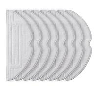 8 pezzi di panni per robot aspirapolvere Roborock S8/S8+/S7 MaxV/S7 MaxV Plus/S7 MaxV Ultra/S7 Pro Ultra/S7/S7+, panni in microfibra VibraRise con ioni d'argento (Grigio chiaro)