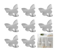 8 pezzi di peso per tovaglia magnetica a forma di farfalla, per esterni, 55 g, peso per tovaglie, tende, tende da doccia, frigoriferi