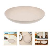 8 pezzi di piatti fondi: piatti da portata in paglia di grano infrangibili,