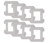 8 Pezzi di Ricambio Compatibile con Ecovacs Winbot W2 PRO/W2 PRO Omni/W2 Omni/W2/W1 Pro/W1, Pulitore Finestra Robot Pulizia Panno di Ricambio