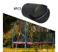 8 pezzi di ricambio per cappucci per gambe mini trampolino, nero