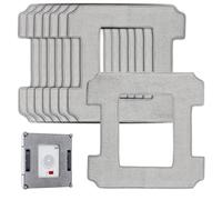 8 pezzi di ricambio per robot pulizia Ecovacs Winbot W2 Omni/W2/W1Pro/W1, panni in microfibra riutilizzabili e lavabili, pulizia efficace per finestre, macchie, polvere