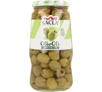 8 pezzi di saclà olivolì olive verdi snocciolate 560 g - olive pronte da gustar
