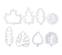 8 Pezzi Di Stampi Per Tagliare Le Foglie, Stampi Da Forno, Stampi In Plastica, Formine Per Biscotti, Stampini Per Fondente, Strumenti Da Forno