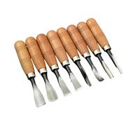 8 Pezzi Di Strumenti for Intaglio Del Legno A Mano for La Lavorazione, Kit Scalpelli for Carpentiere, Sgorbie, Coltello for Xilografia