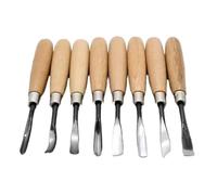 8 Pezzi Di Strumenti for Intaglio Del Legno Picchio, Set Scalpelli for Dettagli, Coltello Da Carpentiere