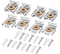 8 pezzi di supporto per specchio, ganci per specchio a muro, clip Specchio a Molla Gancio Specchio, per appendere foto, dipinti a olio, targhe, ricami a punto croce