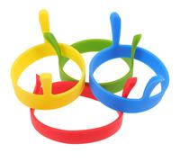 8 pezzi di uova in silicone anelli antiaderenti anelli di uova di frittata