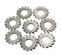 8 Pezzi DP24-DP6 Disco a Denti Diritti Ingranaggio Conico 14,5 Gradi HSS | Frese per fresatrici in acciaio rapido, a forma di disco(14)