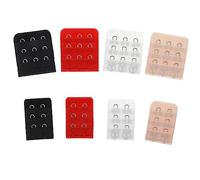 8 Pezzi Estensore Reggiseno Elasticizzato 2 Ganci Allarga Reggiseno per Fascia Toracica Soft Comfort a Prolunga Reggiseno 3 Ganci Estensore per Fascia Toracica da Donna