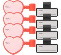 8 Pezzi Etichetta Identificativa in Plastica, Clip Facile | Identificazione Rapida, Personalizzazione Decorativa, per Condotti e Accessori, Uso in Clinica e Ospedale