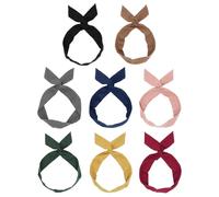 8 Pezzi Fascia Da Donna, Fascia Retrò, Fascia Semplice E Versatile, Accessori Per Acconciatura, Fascia Larga.