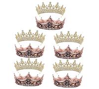 8 pezzi Fascia per capelli da donna in stile barocco, stile barocco, stile vintage, in lega mista, 8 pezzi, 15.5x15.5cmx5pcs