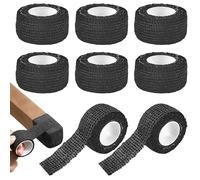 8 Pezzi Feltro Adesivo Piedini per Sedie, 2.5 cm × 4 m Feltrini Antiscivolo, Feltrini per Sedie Nero, Feltrini per Sedie Rotondi, per Pavimenti in Legno per Prevenire Graffi e Insonorizzazione