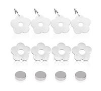 8 pezzi fermatovaglie, fermatovaglie, magnetici, per donne, tovaglie, magneti, fiori, tovaglia