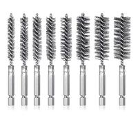 8 Pezzi Filo Boccoli Set di Trapano con 1/4 Esagono Stelo Filo Torto Ponticello Adatto per Perforazione Della Batteria A