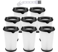 8 Pezzi Filtri Compatibile con AEG CX7, CX7-2, QX8, CX7-2-30DB, CX7-2-30GM, CX7-2-35TM, CX7-2-35WR, Filtro di Ricambio AEF150, Filtro HEPA Compatibile per AEG CX7, Lavabile, con 1 Spazzola