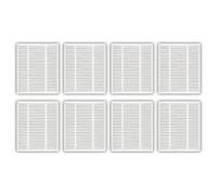 (8 Pezzi) Filtri HEPA Per iRobot Roomba 115/ 115X/ 105 Combo, 104, Y0140 | Per Roomba Combo Essential Robot Aspirapolvere E Lavapavimenti, Y0112/ Y0110, Q011/ Q0120, 105 Combo, Kit Filtri