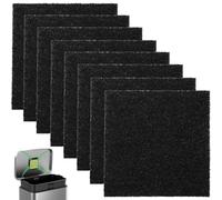 8 Pezzi Filtro Carbone Attivo, Filtro Antiodore Al Carbone Attivo, Filtro a Carboni Attivi per Secchio di Compost, Filtri per Bidoni del Compostaggio per Compostiera Dei Rifiuti da Cucina
