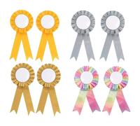 8 pezzi fiocco torneo cavallo torneo hobby horse rosette rosette per vincitori rosette medaglie nastri hobby horse primo premio concorso vincitore campionato adatto per accessori per cavalli
