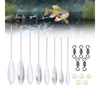 8 Pezzi Galleggiante Pesca Galleggiante Pesca Set Galleggianti da Pesca Galleggianti da Pesca Trota Galleggianti Pesca Accessori da Pesca Trota Set Galleggiante Trota per la Pesca alla Trota