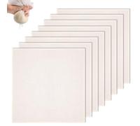8 Pezzi Garza Alimentare 50 x 50cm Panno di Formaggio Lavabile Panno per Formaggio Riutilizzabile Mussola per Filtrare Non Sbiancato Cotone Naturale per Filtrazione Succo Tofu Caffè Formaggio Yogurt
