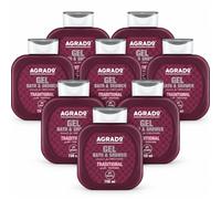 8 Pezzi Gel Bagno Doccia Traditional 750ml Bagnoschiuma pH Neutro 6 Litri | Ampia scelta di profumazioni e formule per la detersione quotidiana