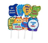 8 pezzi Gestisci i tuoi segnali di classe in classe inglese IoSSHELD