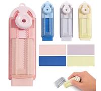 8 Pezzi Gomma Da Cancellare Pencil Eraser, Gomme Da Cancellare Con Quattro Colori E Quattro Ricariche Gomme Da Matita Retrattili Per Cancellare Errori Di Scrittura A Matita with Plastic Sleeve