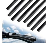 8 Pezzi Gomma Tergicristalli Auto,Gomme per Tergicristallo di Ricambio,800 mm Ricambio Gomma per Tergicristalli,Universali Gommini per Spazzole Tergicristallo Compatibili con Tutti i Tergicristalli