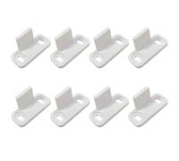 8 Pezzi Guida per Porta Scorrevole da Fienile, Fermo a Pavimento | Pom, Profilo Basso e Installazione Facile, Compatibile Armadi e Pareti Interne, Allineamento Stabile