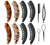8 Pezzi Hairpin Da Donna E 4 Pezzi Hairpin, Attrezzatura A Coda Di Cavallo, Semplici Accessori Per Capelli Retrò, Accessori Per Acconciatura.