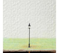 8 pezzi HO e OO Scale LED antichi lampioni per percorsi ferroviari modello con resistori compatibili per sistemi DC 12V e 16V