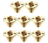 8 pezzi in ottone T8 dado filettato dado in ottone per barra filettata da 8 mm T8 stampante 3D asse Z mandrino guida motore passo-passo