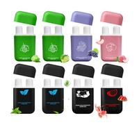8 Pezzi Inalante Nasale Stick Inalatore Nasale Per Aromaterapia Design A Doppia Estremità Include 6 Fragranze Delicato E Non Irritante Dona Rapido Sollievo Dal Disagio Rinfresca Rinvigorisce Portatile