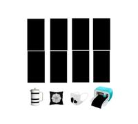 8 pezzi Infusible Transfer Ink per Cricut Joy, pellicola Infusible Ink, 11,4 x 30,5 cm, carta di trasferimento infusibile, foglio di inchiostro a sublimazione insolubile per macchina per stampa