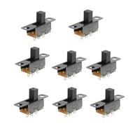8 pezzi Interruttore a levetta a 3 pin e 2 posizioni SS12F15VG6 DC 50 V 0,5 A Interruttori a scorrimento Montaggio a pannello 6 mm Blocco verticale