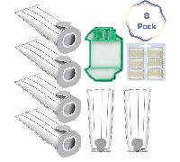 8 pezzi Kit di accessori per aspirapolvere compatibile con Vorwerk Kobold VK7 FP7, inclusi sacchetti per la polvere, filtri, cuscinetti profumati, sacchetti per la polvere monouso, deodoranti, adatti