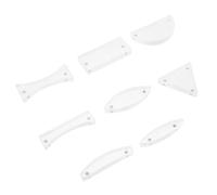8 Pezzi Kit Esperimento Ottico Fisico Lenti Convergenti e Prismi | Plastica, Specchi Concavi Inclusi, per Dimostrazioni Scientifiche e Lezioni