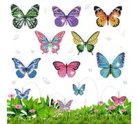 8 Pezzi Kit Farfalle Diamond Painting Disegni con Perline da Attaccare Pittura Diamante Diamond-Painting Adatto per la Decorazione di Giardini Decorazione del Soggiorno